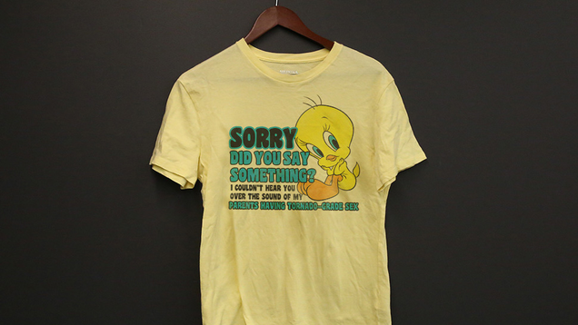 Illustration for article titled 7 Must-Own T-Shirts For Anyone With Sexually Active Parents